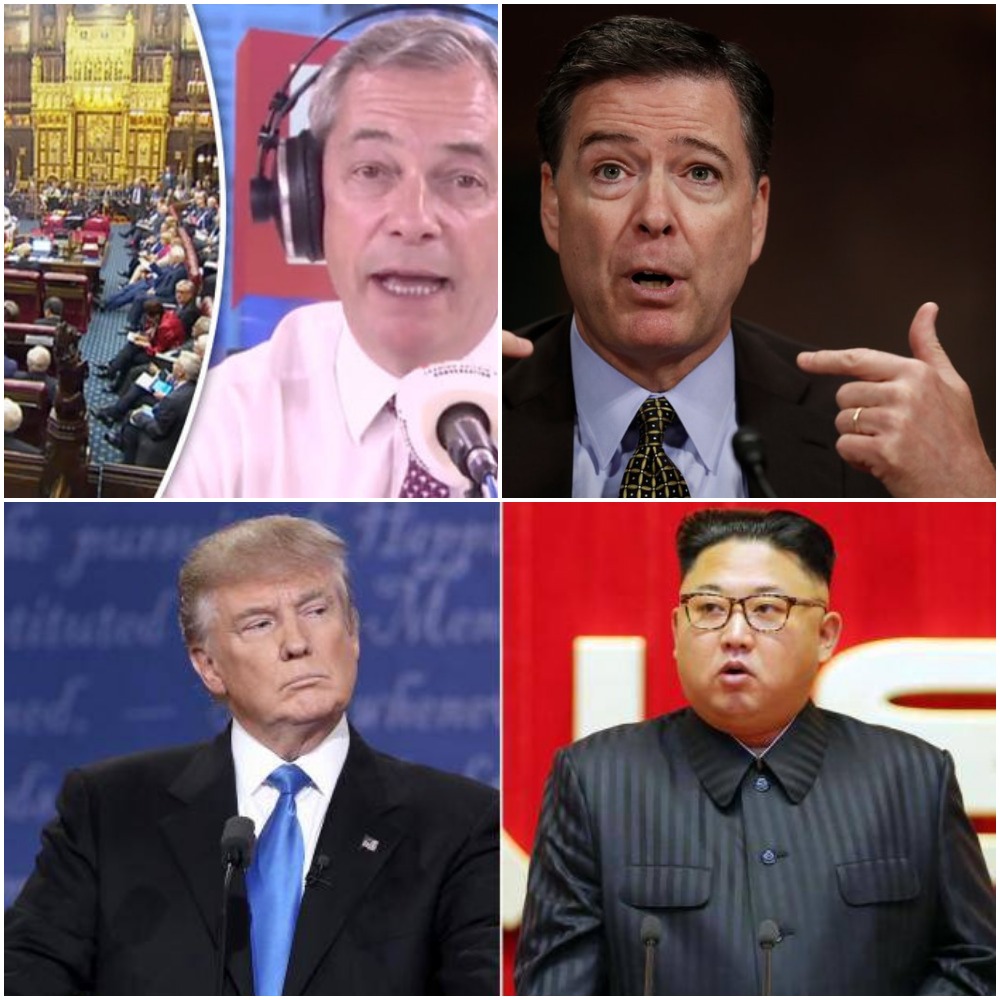 Trump to Meet With Kim Jong Un, Comey: He and McCabe LIED, Nigel: Abolish House of Lords? 4/19/18