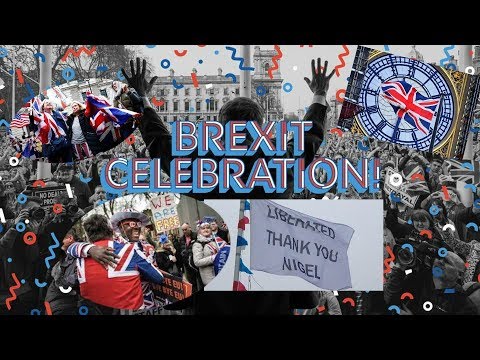 BREXIT DAY Is Here!!! Brits Across UK Celebrate Independence From EU! January 31st