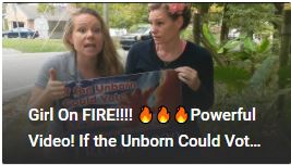 Girl On FIRE!!!! 🔥🔥🔥Powerful Video! If the Unborn Could Vote, They Would Vote #Trump2020