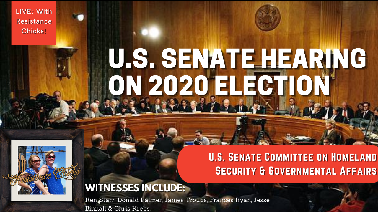 🔴 LIVE: U.S. Senate Hearing On 2020 Election: Homeland Security & Governmental Affairs Committee