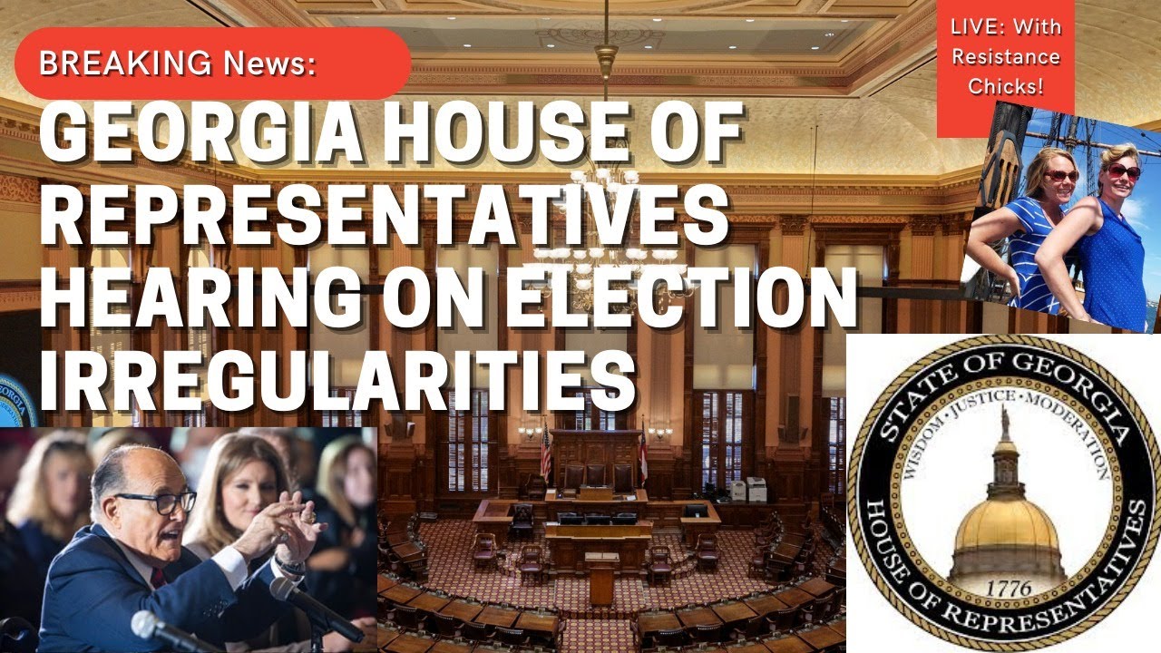 🔴 LIVE: Georgia House of Representatives Hearing on Election Irregularities  12/10/20 Part 1 & 2