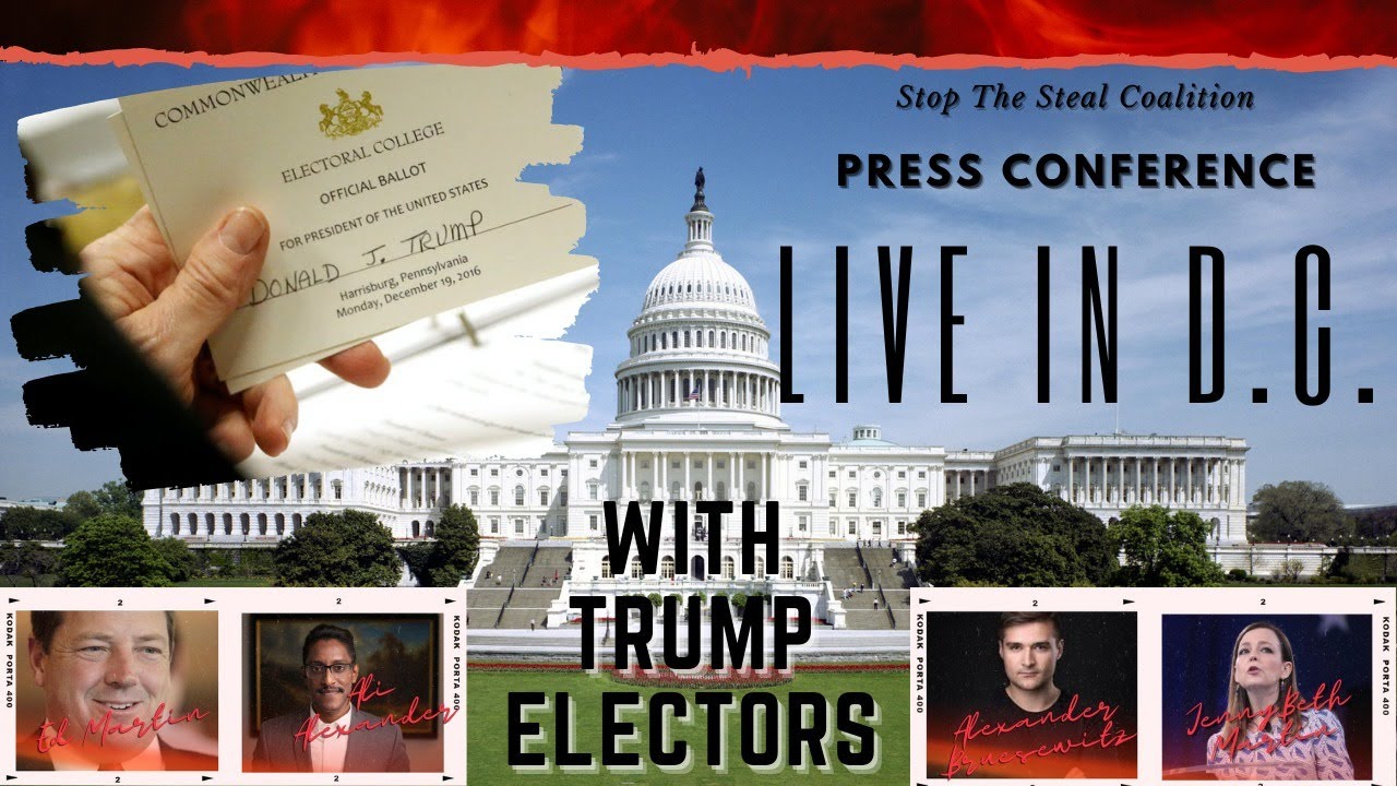 🔴 LIVE: Trump Electors, Stop The Steal Coalition Hold Press Conference on Capitol Hill