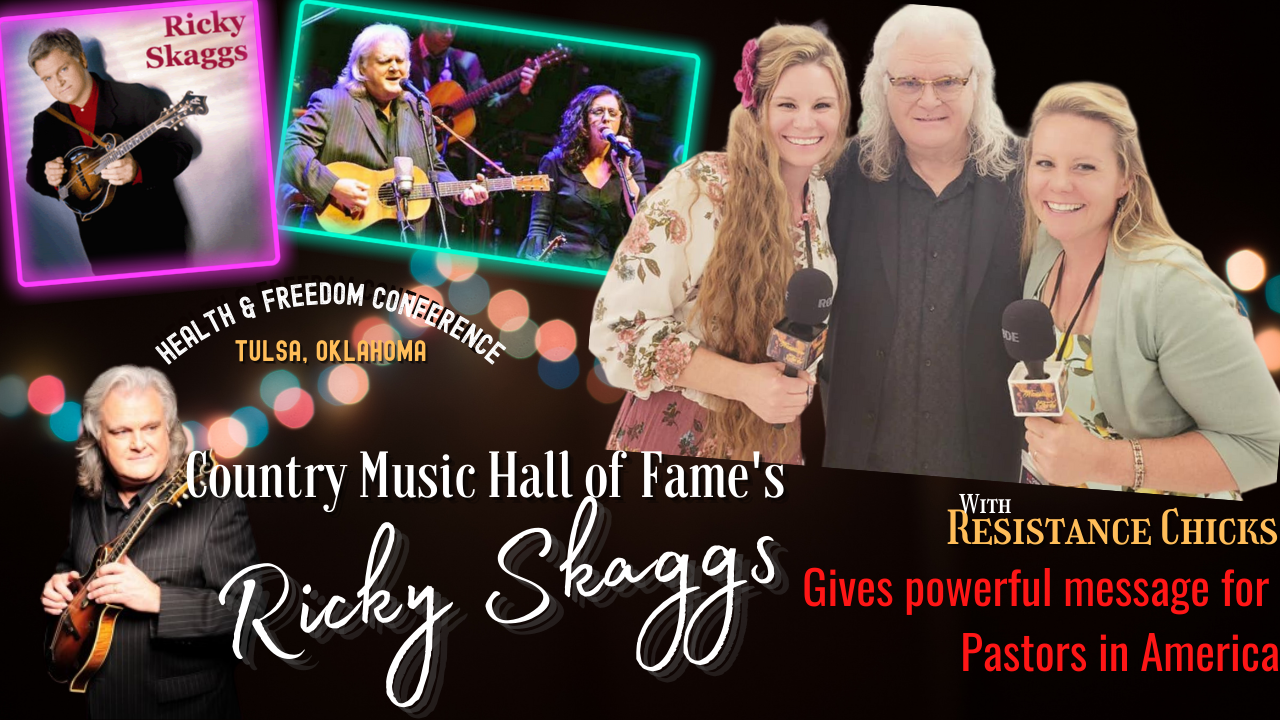 Ricky Skaggs Gives POWERFUL Message For Pastors In America From The Health & Freedom Conference!