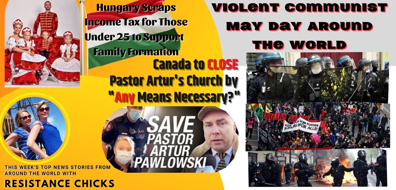 Violent Communist May Day Around the World vs Real Freedom Protests Top EU/UK News 5/2/21