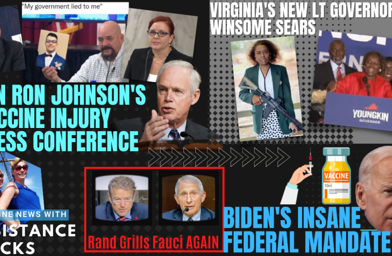 Sen Ron Johnson’s Vaccine Injury Press Conference & Biden’s Insane Federal Mandate