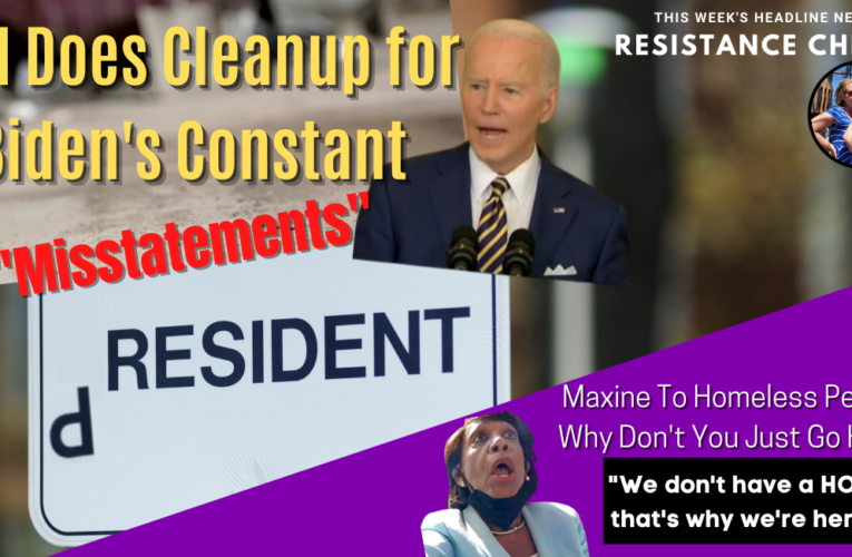 WH Does Cleanup for Biden’s Constant “Misstatements”