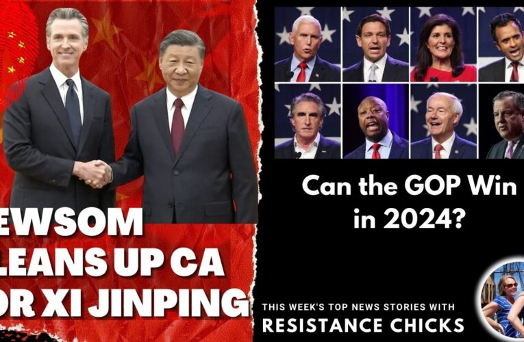 Newsom Cleans Up CA For Xi