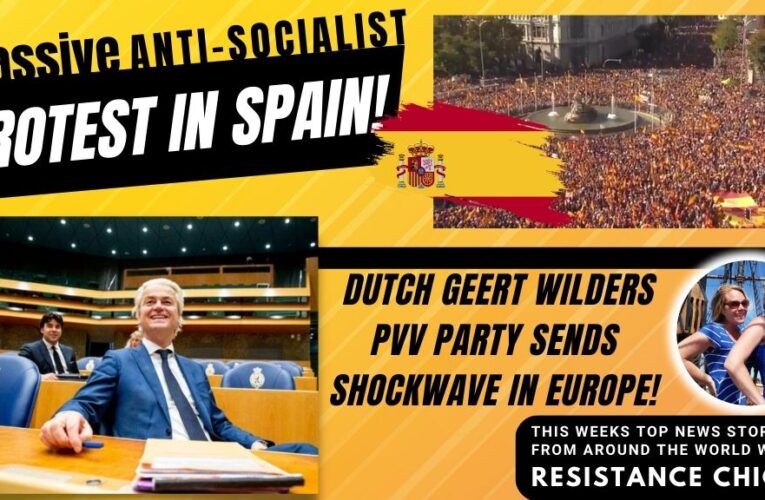 Massive Anti-Socialist Protest in Spain!