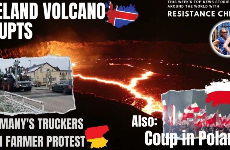 Iceland Volcano Erupts