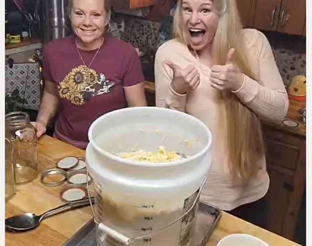 Packing Sauerkraut! Into Jars For Long Storage