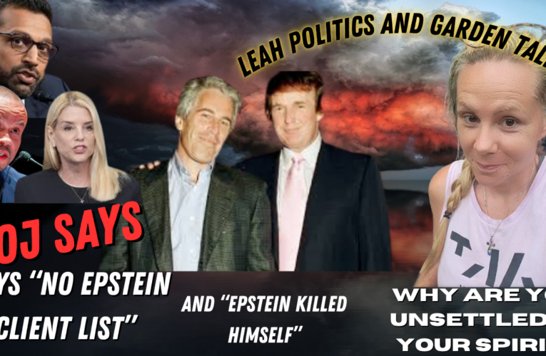 DOJ Says No Epstein List… Right.