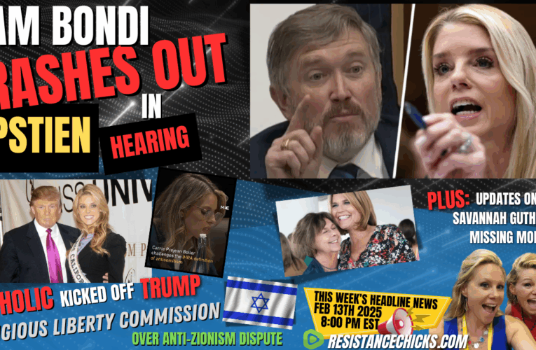 Pam Bondi Crashes Out In Epstein Hearing