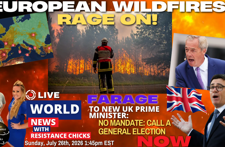 European Wildfires Rage On!